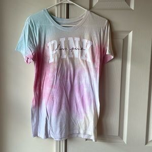 VS PINK tie dye shirt
